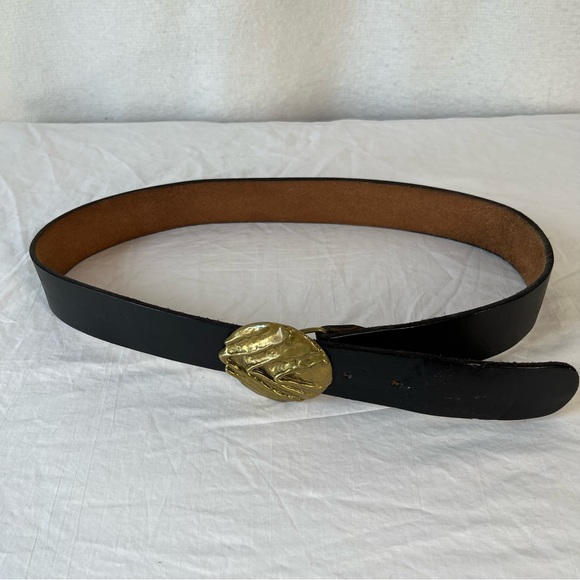 Stephen Burr handmade solid brass MCM 70’s modern artist vintage belt buckle - Picture 4 of 16